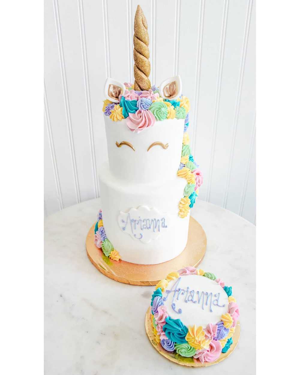 Unicorn Birthday First Smash Cake