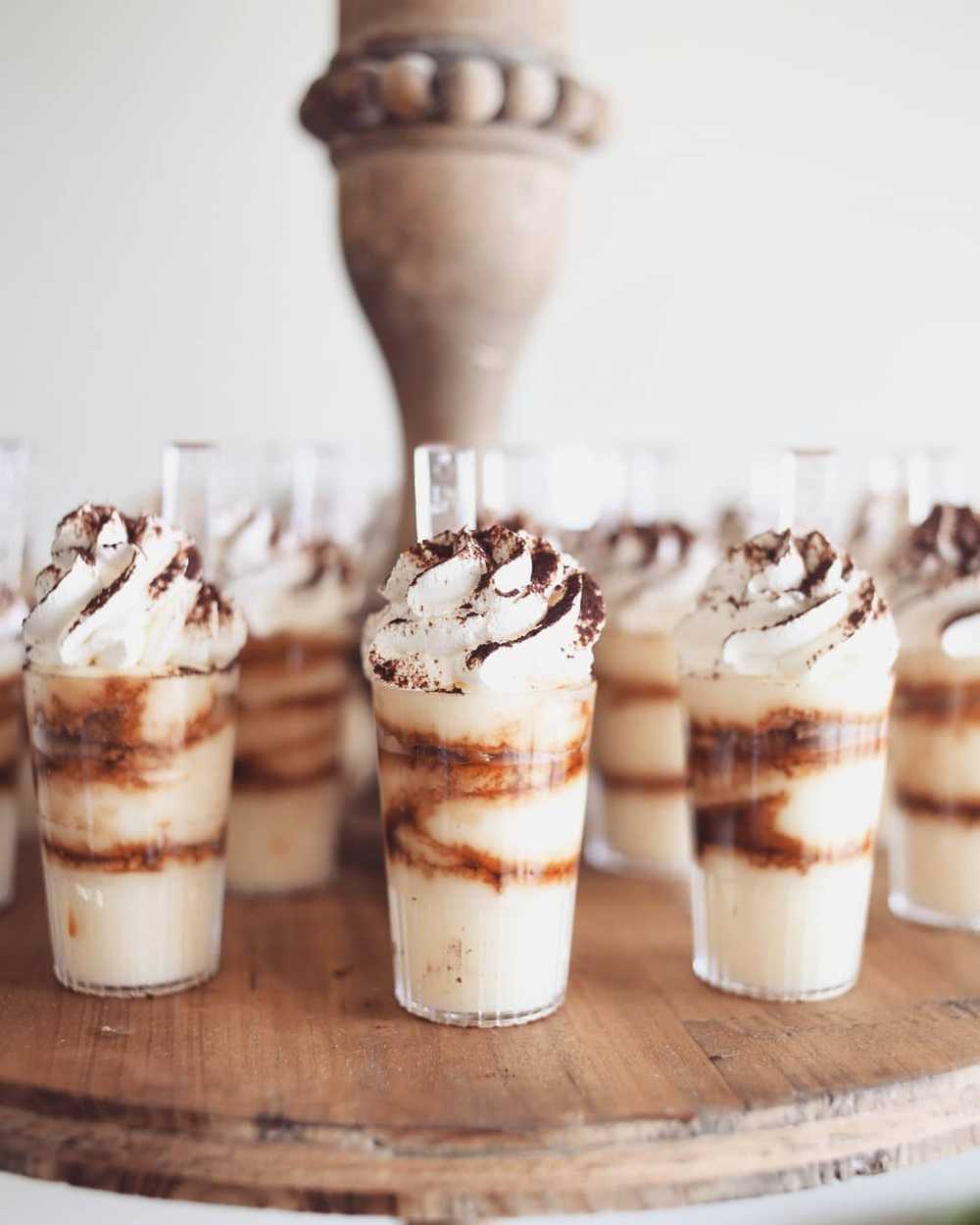 Tiramisu dessert shooters