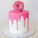 Pink Confetti Doughnut Cake