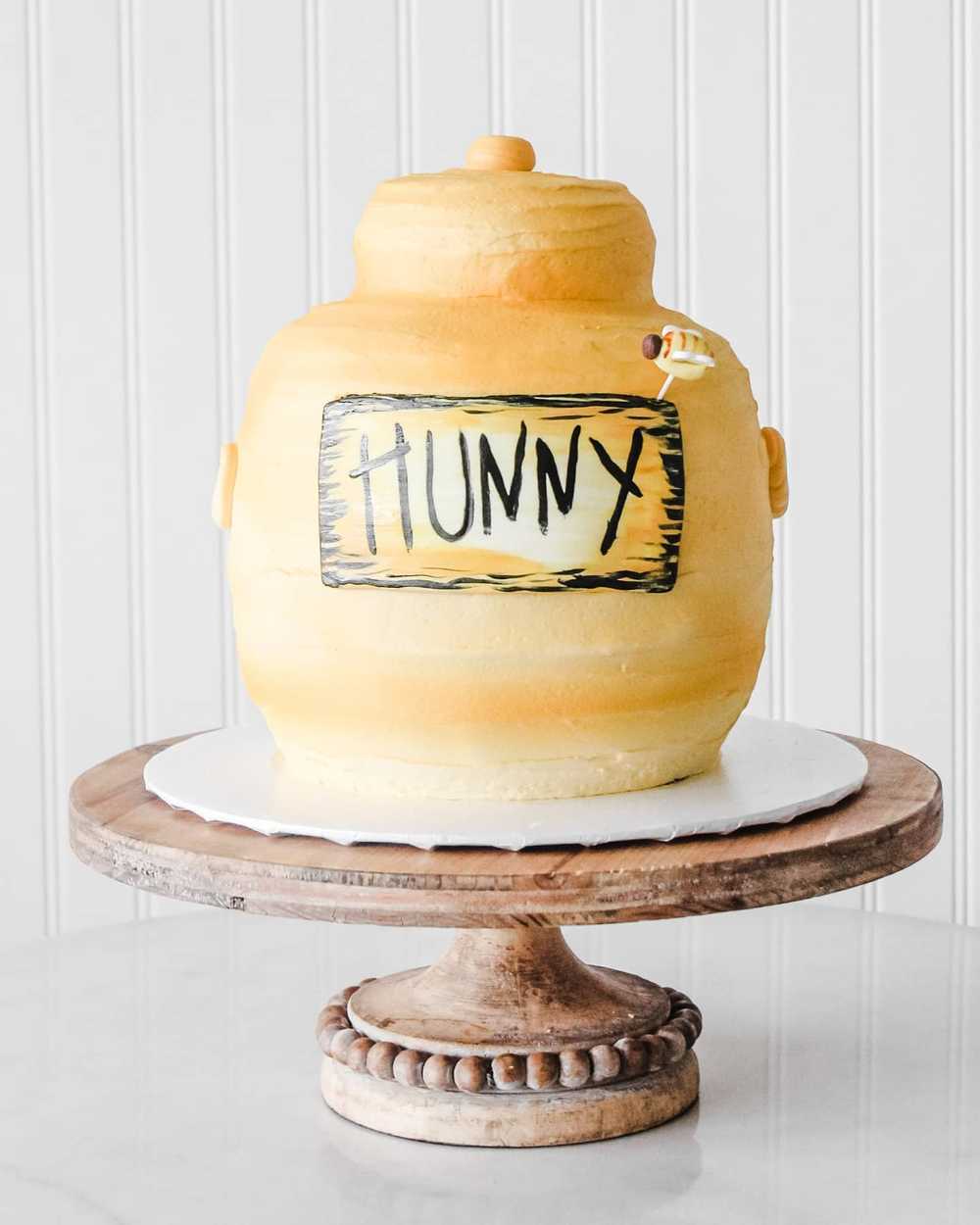 Hunny Pot Cake Winnie the Pooh Bear Birthday Smash Cake