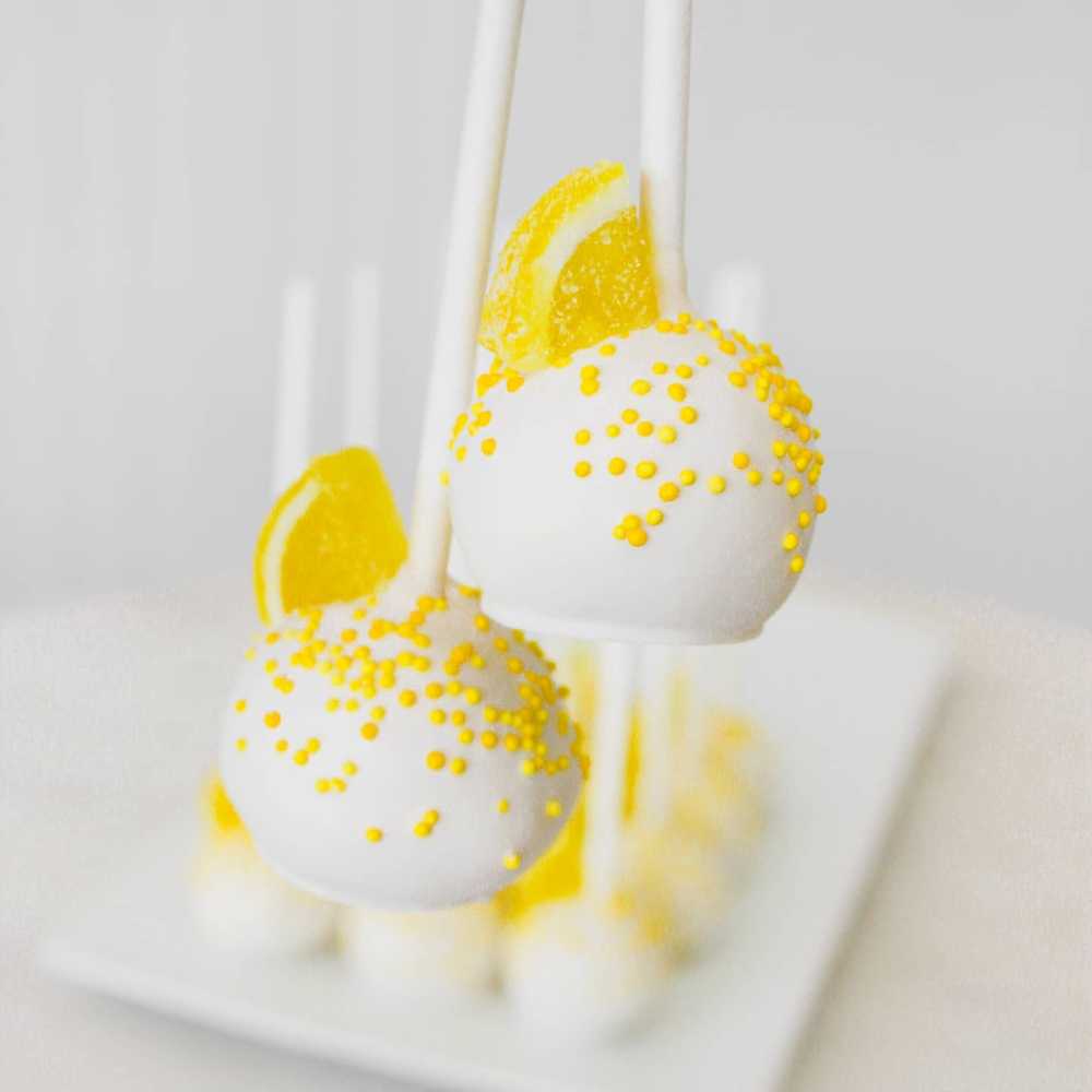 Lemon Cake Pop Dessert