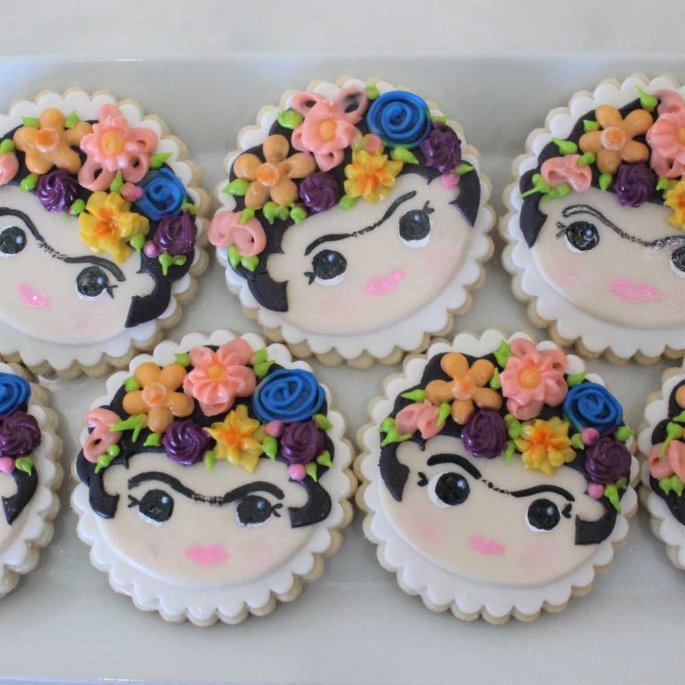 freda salvador cookies favors party dessert table designer women cute pretty best fresno fiesta