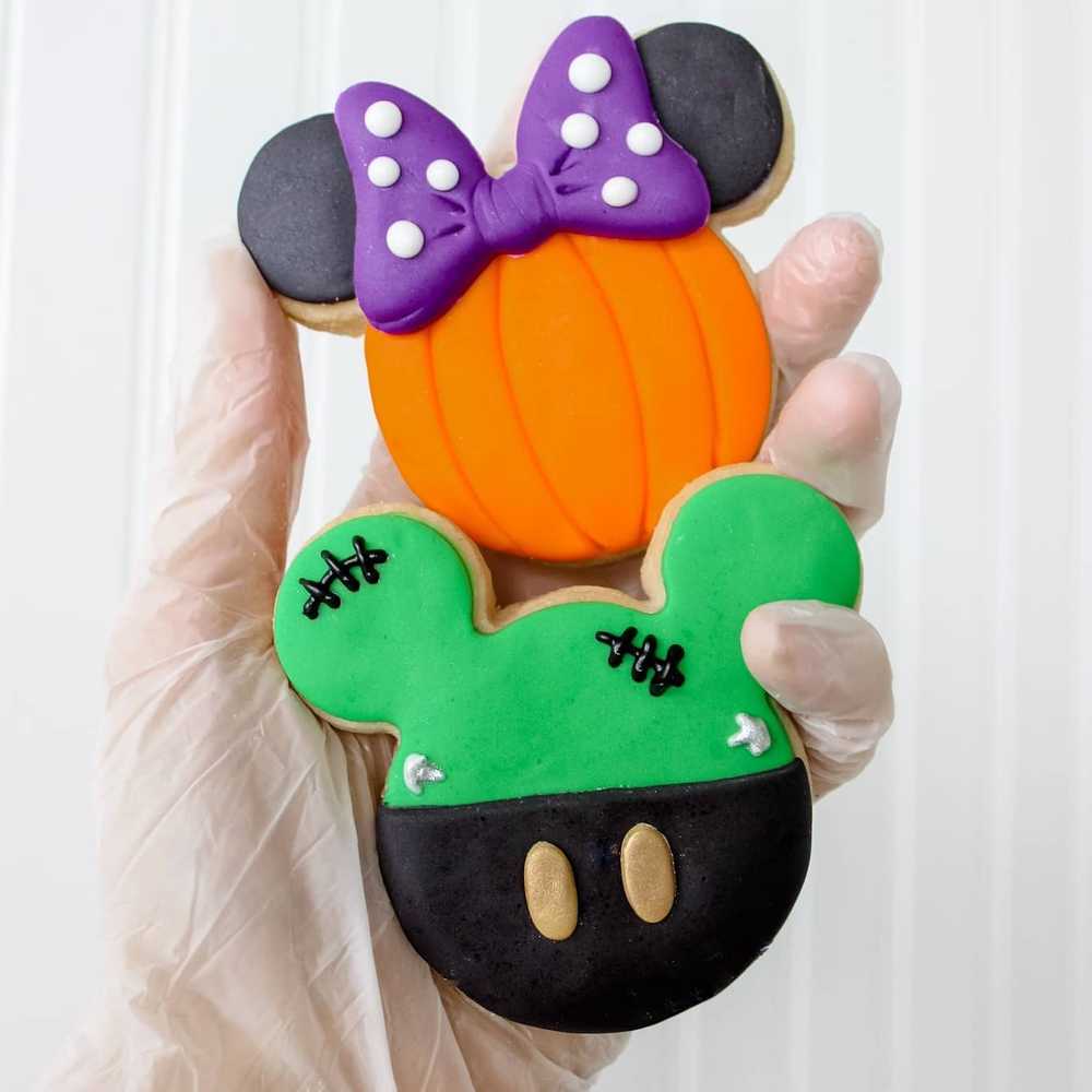 Halloween Disney Minnie Mickey Mouse Sugar Cookies