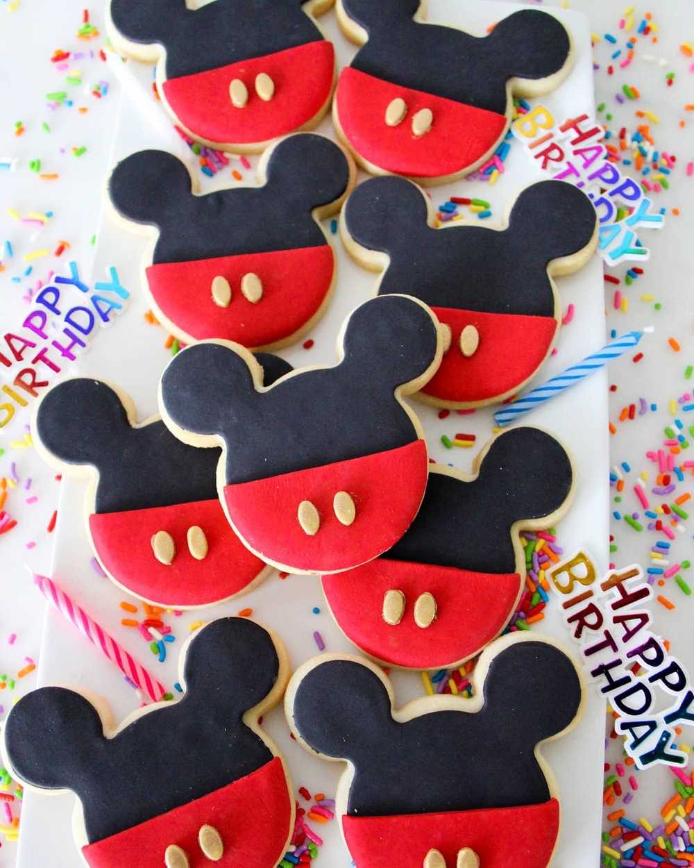 Boy Mouse Disney inspired Sugar Cookie party favors