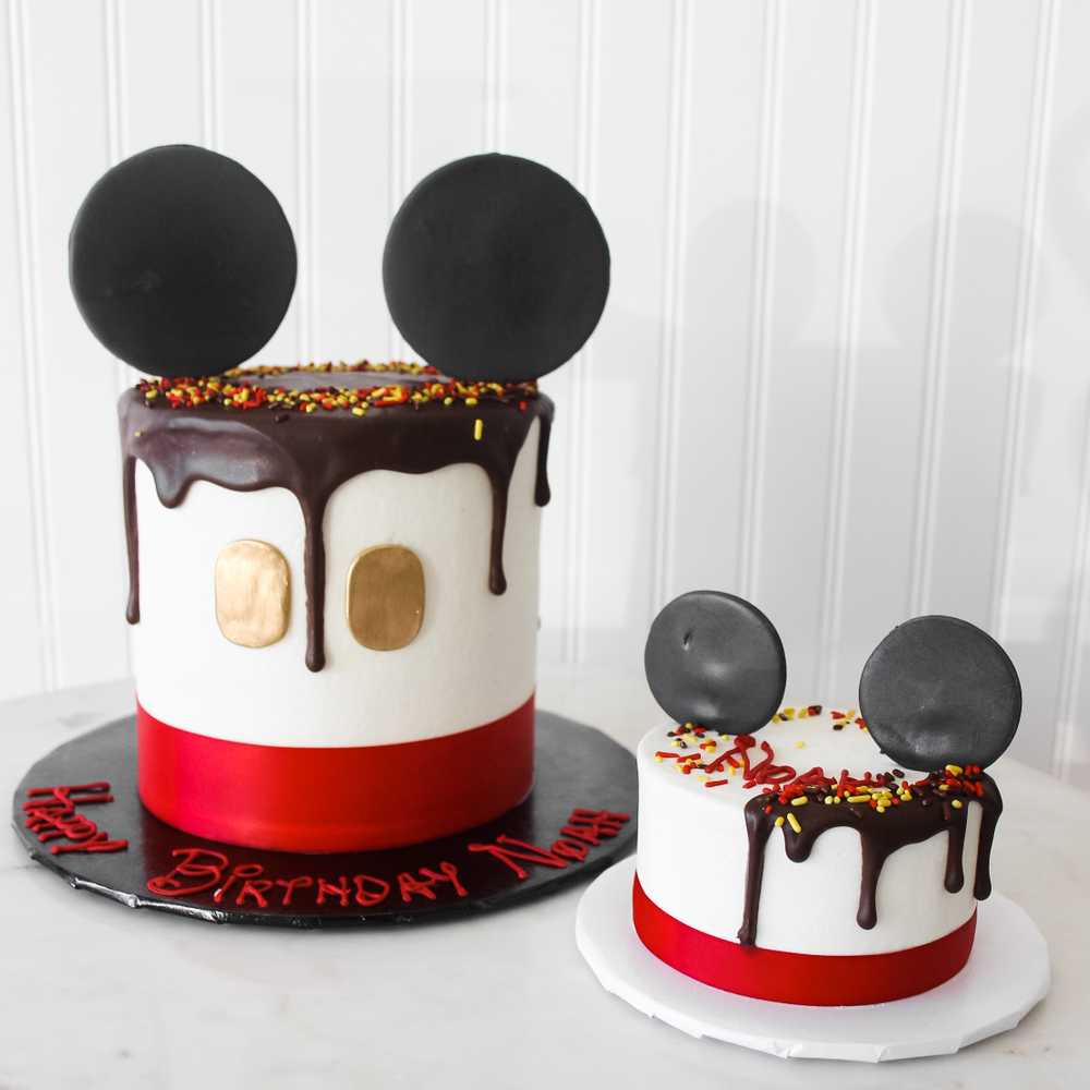 MIckey Mouse Disney First Birthday Smash Cake