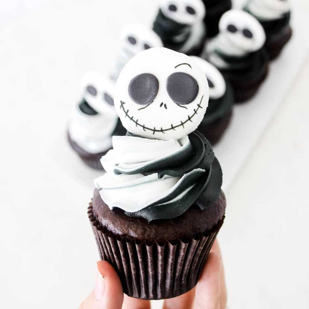 Jack Skellington Noghtmare Before Christmas birthday cupcake