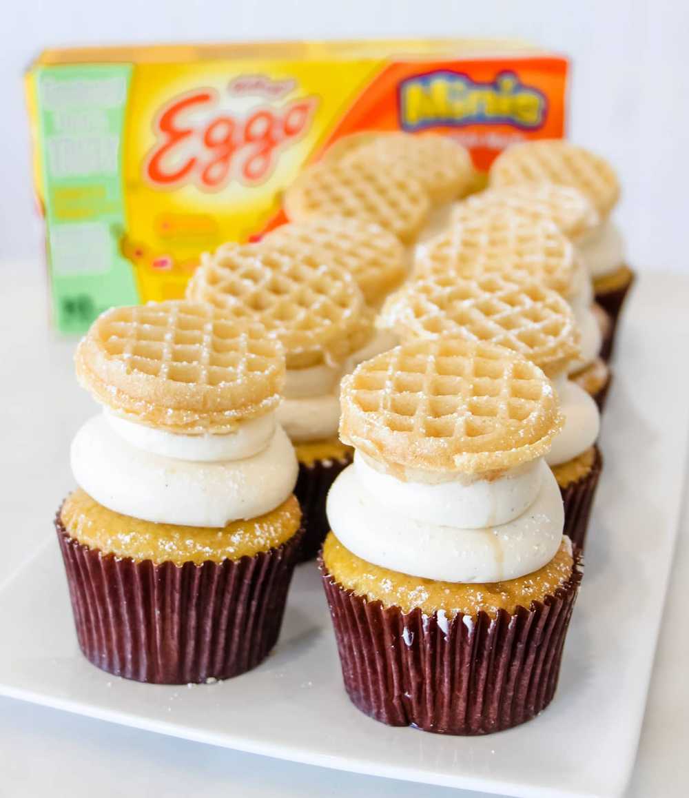 Eggo Waffle Cupcake