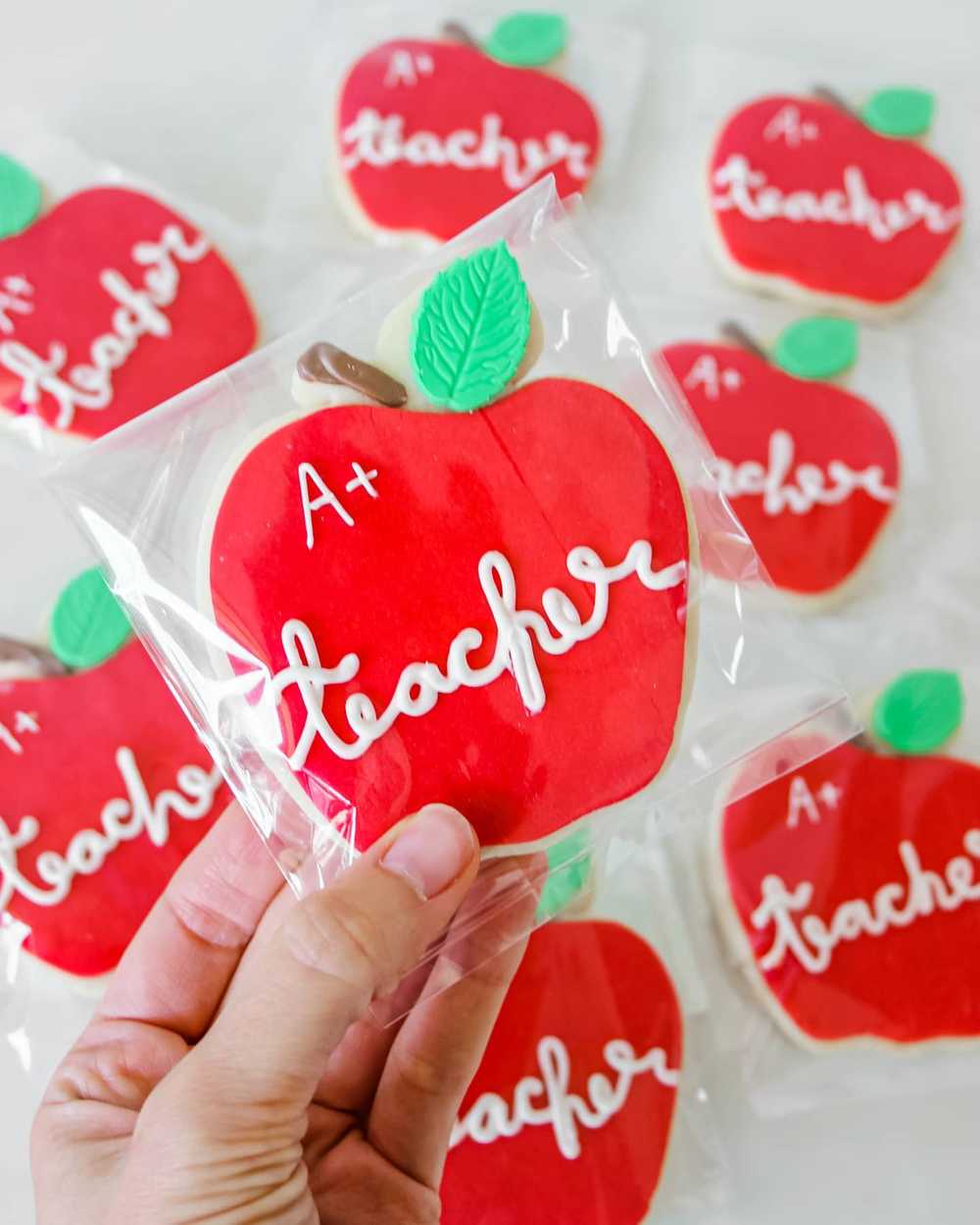 Teacher Appreciation Sugar Cookie Decorated Designer Cookies