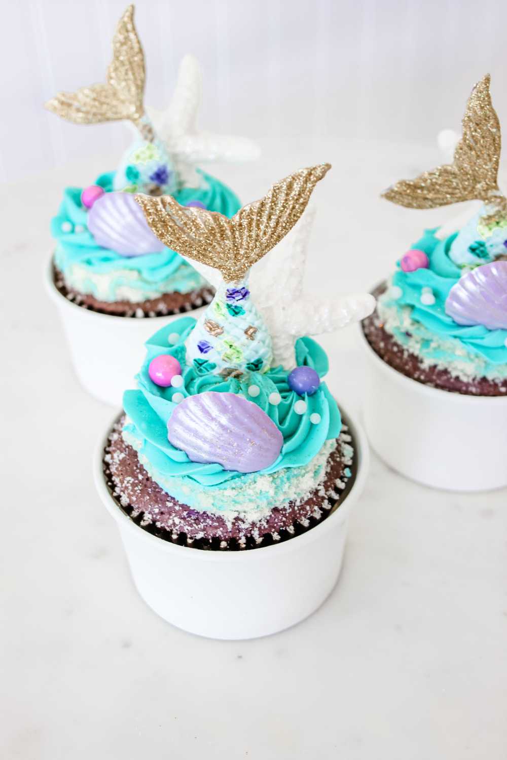 Mermaid Cupcakes Birthday