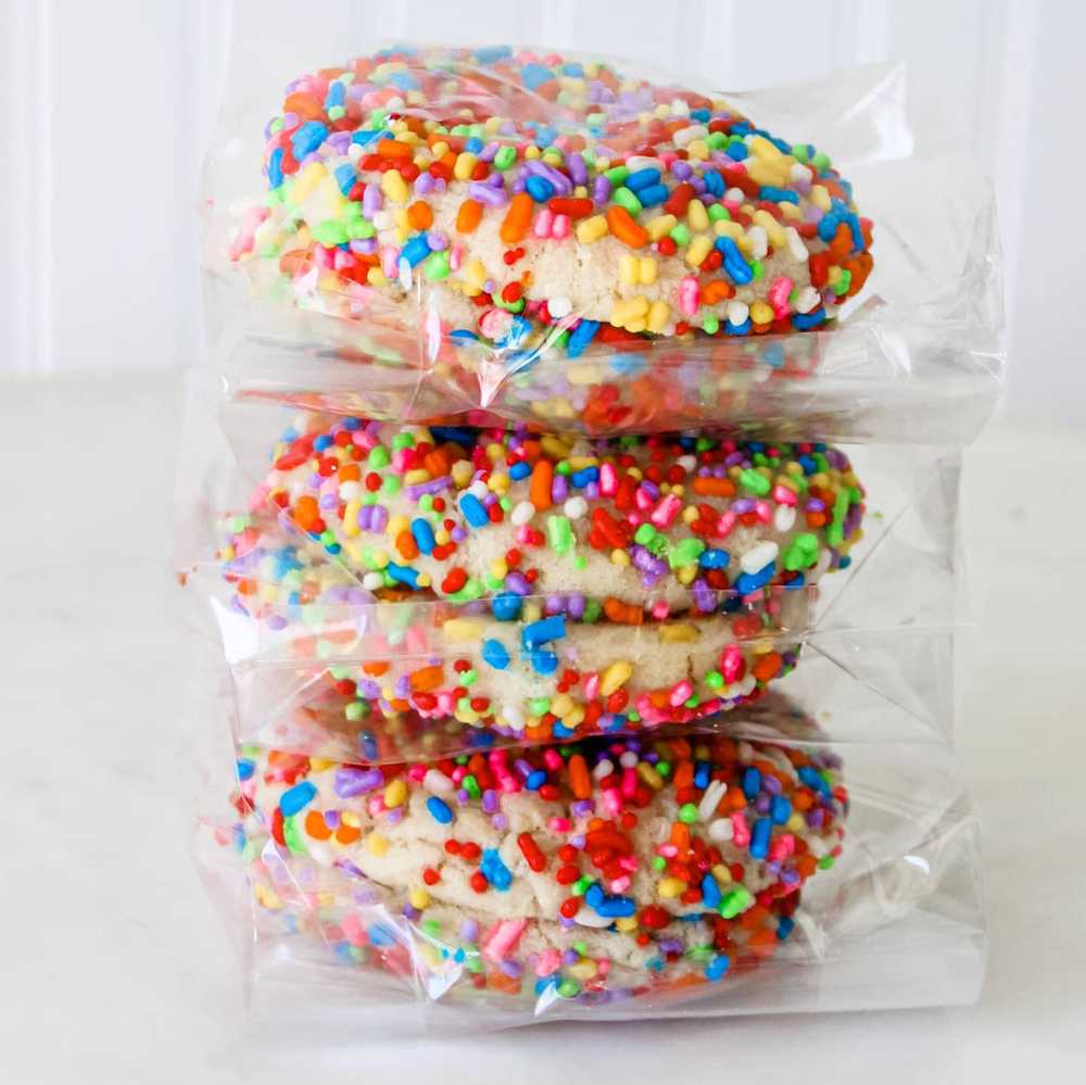 Rainbow Sprinkle Drop Cookies Dessert