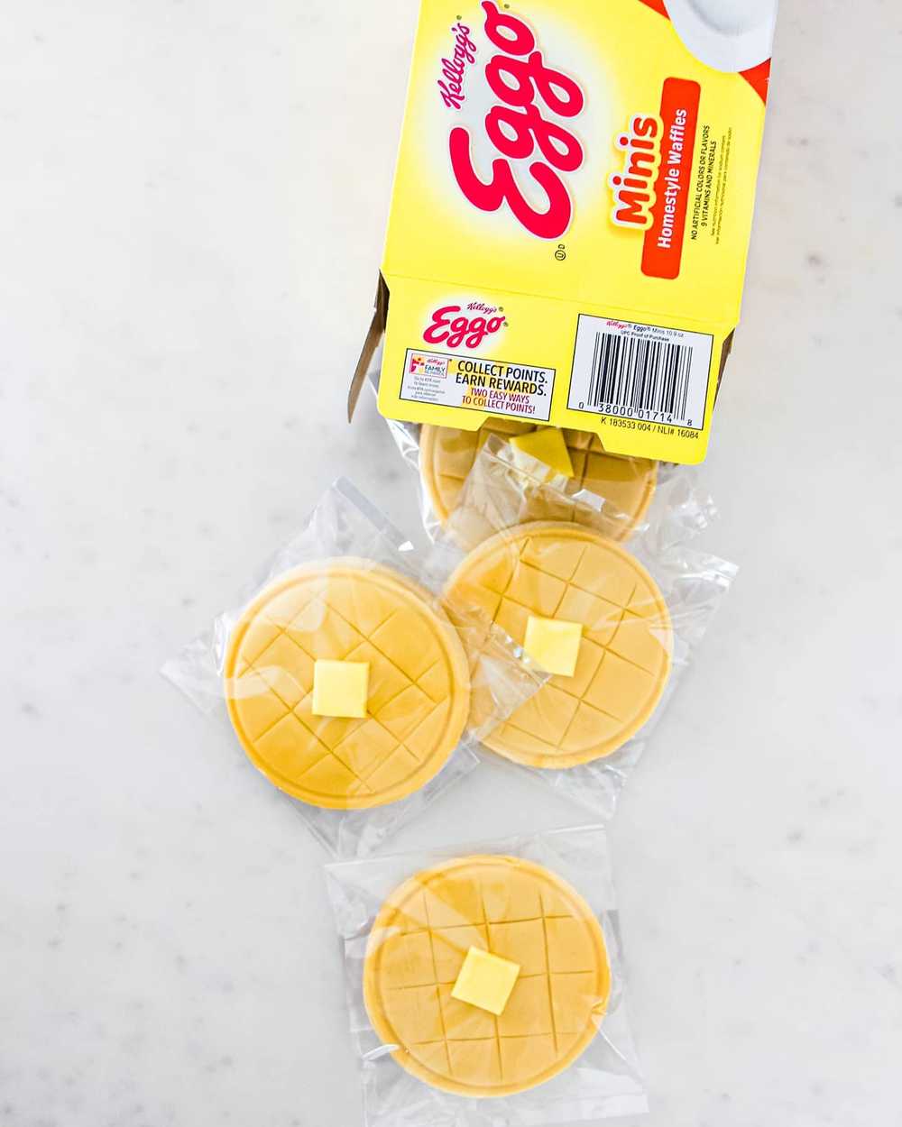 Eggo Waffle Stranger Things Sugar Cookies