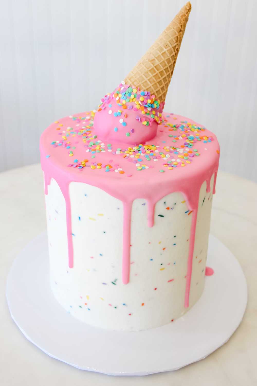 Ice Cream Cone Birthday Cake