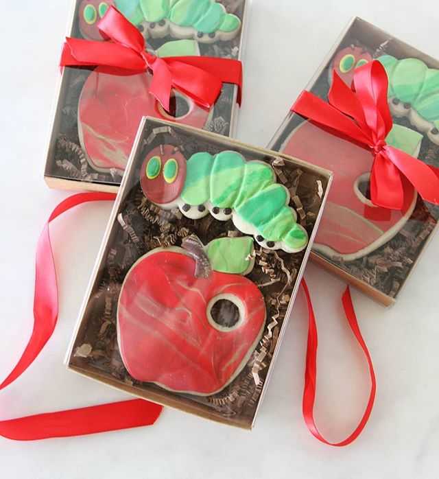 Teacher Eric Carle Hungry Catepillar Cookie Favors GIft