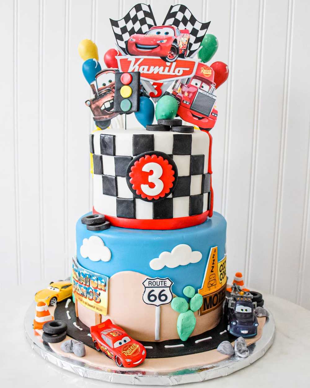 cars lightening macqueen birthday cake