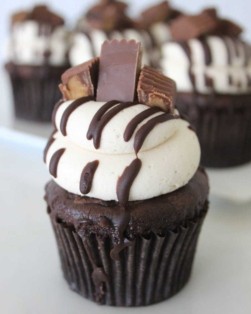 Chocolate Peanut Butter Cup Cupcakes Reeses