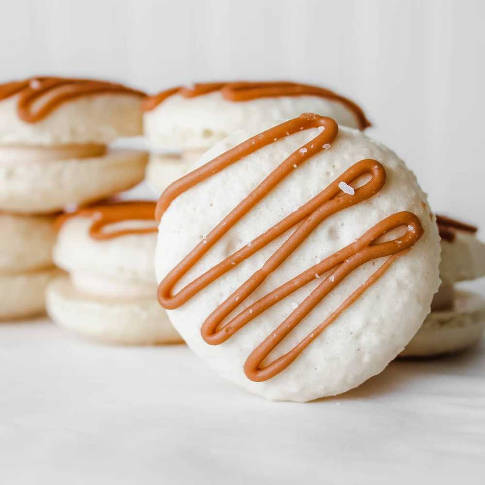 Salted Caramel French Macarons