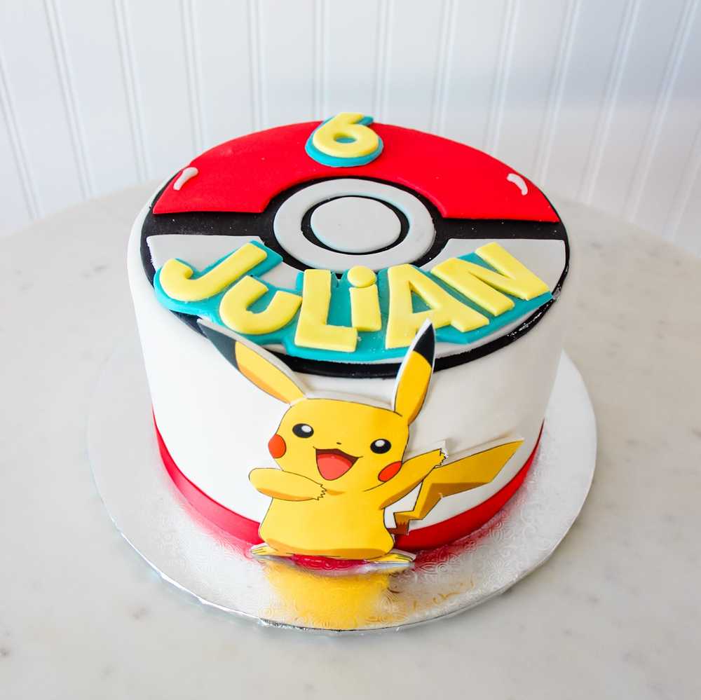 Pokemon Birthday Cake Pikachu