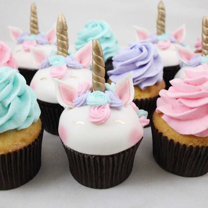 unicorn cupcakes birthday designer